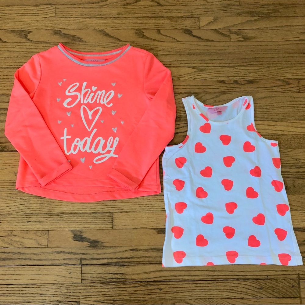 Oviesse Girl 2 Piece Sweater and Tank Size 5-6